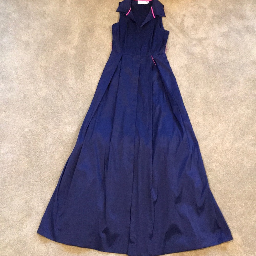 Purple long Eliza J dress